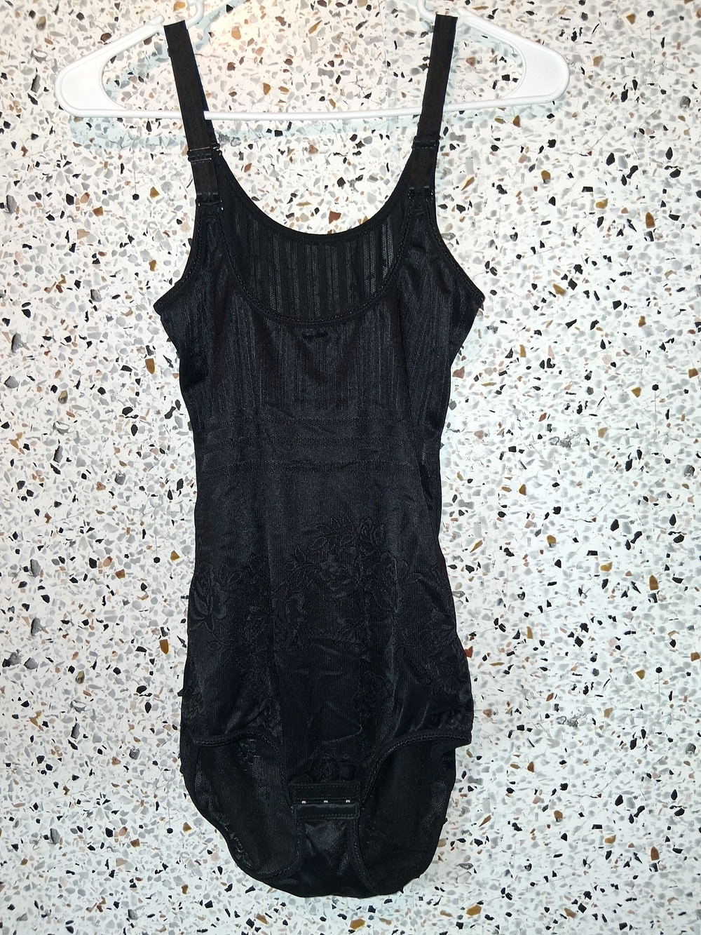 Women's Black Shapewear Bodysuit Size XL Full Body Wireless Unbranded